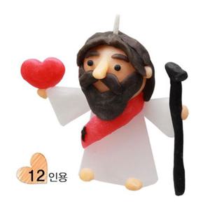 양초시트 (EY) 예수님 양초만들기 12개 세트