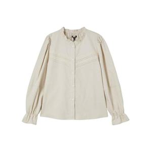 [랩]레이스 핀턱 프릴블라우스 AR4WBA65