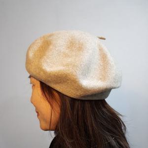 여자 울 빵모자 여성베레모