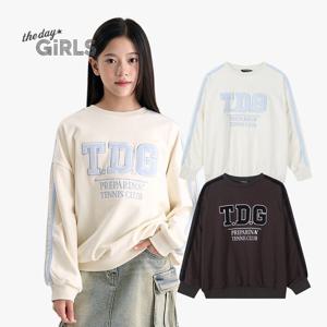 [더데이걸]빅 로고 박시 맨투맨 TGMA25T06 [모다아울렛 남양주점