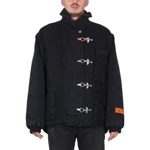 헤론프레스톤 하이넥 캔버스 포켓 재킷 HMEA085 F22FAB0011000