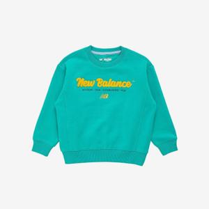뉴발란스키즈긴팔티 HQK NK9CE4101U-84 ESSENTIAL 기모 레터로고 스웨트 셔츠