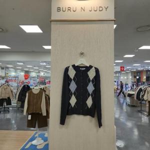 부루앤쥬디 HC42 아가일체크가디건 BBRKCD005B