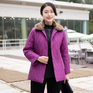 [모슬린]엄마옷 퍼카라 4온스 패딩 점퍼 516FGH271 마담/중년여