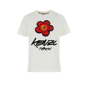 겐조 반팔 티셔츠 FF62TS3564SG 02 OFF WHITE