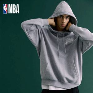 NBA  남녀공용 커플 오버핏 후드 티셔츠 254TH031그레이