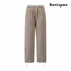 [보니스팍스] 퀼팅 누빔 기모 조거 팬츠 (XPBPT002M0)