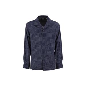 25SS 브루넬로 쿠치넬리 Geometric 프린트 easy 핏 twill 셔츠 with camp collar MM6930667C004 TP565487333