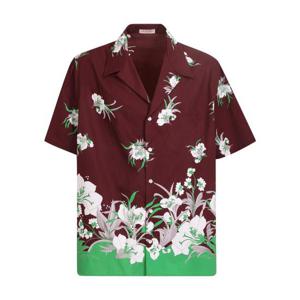 22SS Valentino Graphic 프린트 bowling 셔츠 XV0AAA908GBPKR TP563467079