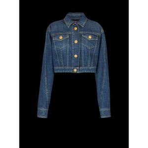 25SS Balmain 쇼트 데님 자켓 EF1TC180DF656KD TP565480846
