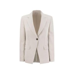 24SS 브루넬로 쿠치넬리 싱글 Breasted 블레이저 MH5612033C455 TP565412229