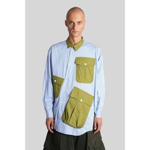 꼼데가르송 긴팔 셔츠 428030 PP B002 W25 Blue