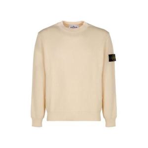 26 SS 스톤 아일랜드 컴퍼스 배지 크루넥 스웨터 베이지 K1S155100054S00D8