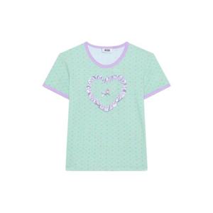 25 FW GCDS 폴리 포켓 하트 프린트 티셔츠 B1MW2302JI9 TP444761684