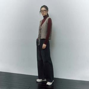 [랩]기모 빈티지 절개 와이드팬츠(AR4DPB60)