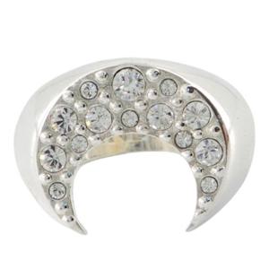 마린세르 크레센트 라인스톤 문 반지 UJW081ARMET0001 MT11