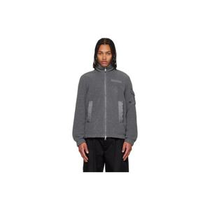 25 FW 몽클레어 남성 그레이 집업 재킷 252111M180088