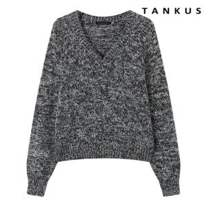 [탱커스]보카시 브이넥 데일리 긴팔 니트 (TX4KP022L0)