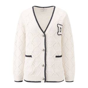 듀엘 브이넥 루즈핏 가디건 D251KSL007