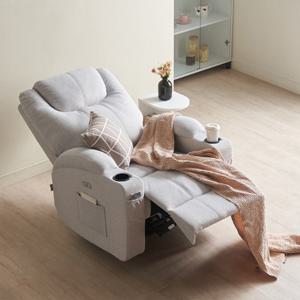 코모드 전동 1인 리클라이너 아쿠아스웨이드 소파의자 안락체어 3색상