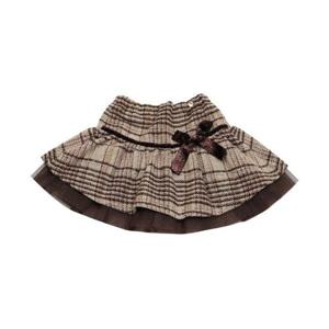 [프렌치캣(정상)]BE 체크모직 스커트 .Q55DBS030.
