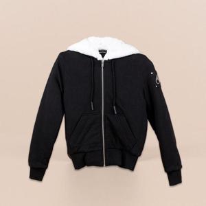 무스너클 클래식 여성 버니후드 집업 블랙 MK8601LS