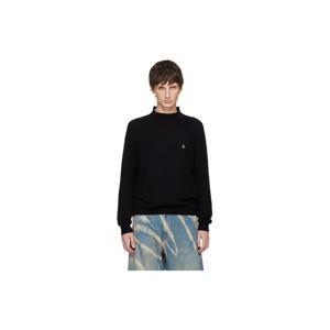 25 FW 비비안웨스트우드 남성 블랙 피셔맨 스웨터 252314M205000