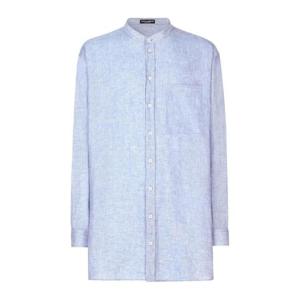 25 FW 돌체앤가바나 밴드 칼라 리넨 셔츠 G5LI8TFU4LG TP432234267