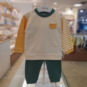 [아가방갤러리]아가방 그린 리트 상하 세트 01Q757618