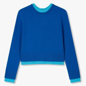 [톰보이]넥 컬러 포인트 라운드 풀오버 _9105452105