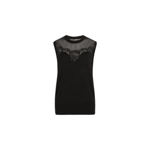 25 FW 돌체앤가바나 레이스 디테일 민소매 탑 FXG00TJCMY0 TP432098476