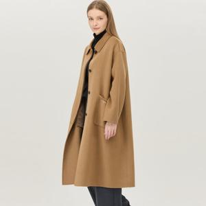 [베네통]핸드메이드 기본카라 롱코트 (BACTF2561)