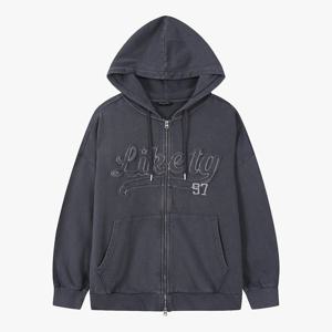 [더데이걸]데끼 레터 박시 후드 집업 TGJM25W07 [모다아울렛 남