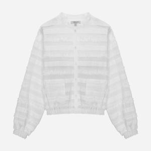 [써스데이아일랜드][여성]핀턱 프릴 블라우스(T256MBL173W)