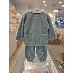 아가방 세이브존03 아가방 민트 제프 벨로아 상하세트 A01R753004GA