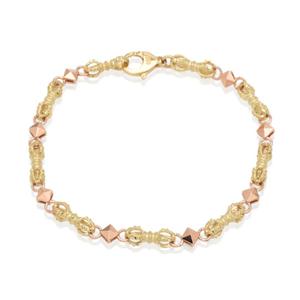 18K 불교 미니 금강저 팔찌