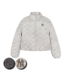 MLB 여성 클래식 모노그램 빈티지 중량 크롭 패딩 점퍼 (3FDJM0156)