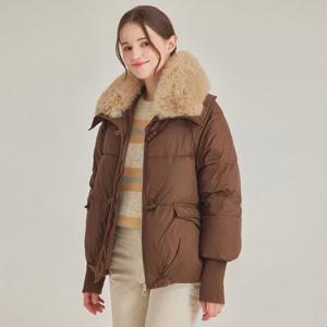 FOCUS  퍼트리밍 더플단추 패딩 점퍼 PBBF5W3JP1461