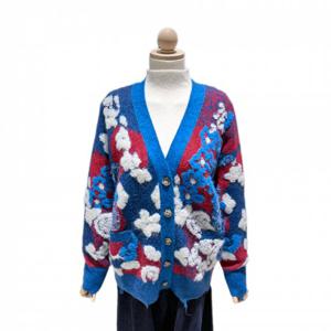 러브앤쇼  멀티플라워 배색 가디건 (GCFMGCD01)