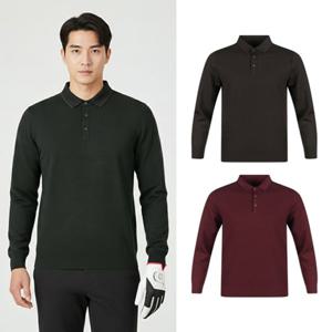 보스케 남자 겨울 골프 기모 카라티 긴팔 티셔츠 LB251121