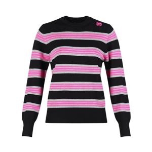 보스케 여성 가을 골프웨어 골프 스트라이프 긴팔 니트 LB251140