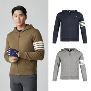 보스케 남자 겨울 골프웨어 골프 방풍 니트 후드 집업 자켓 LB251221