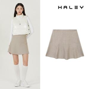 보스케 여성 가을 겨울 골프 잔체크 플레어 큐롯 스커트 LB251157