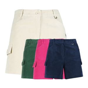 보스케 여성 겨울 골프웨어 골프 코듀로이 자수 반바지 LB251279