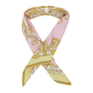 베르사체 바로크 프린트 실크 스카프 100160 01A170595Y590