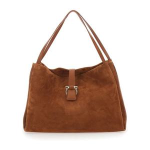 페라가모 소프트 스웨이드 더블 숄더백 219804 0789599