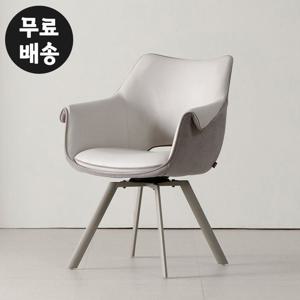 루미 패브릭 회전 의자 식탁 오토리턴 애쉬브라운