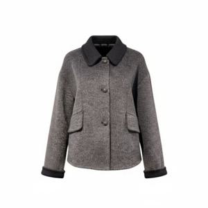 [페이지플린]카라넥 모 핸드메이드 싱글 반코트F5DJK500A