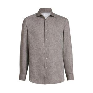 26SS 브루넬로 쿠치넬리 Easy 핏 linen 셔츠 with French collar MM6840627C146 TP568326765
