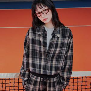 [LAP] 랩 체크 오버핏 셔츠 (AR4WBA66)